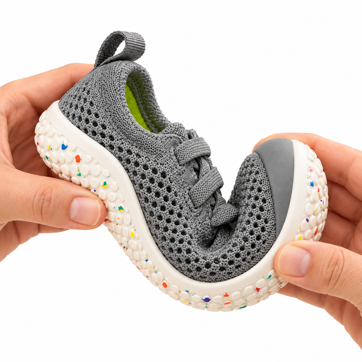 First Walkers — Knit — Grey