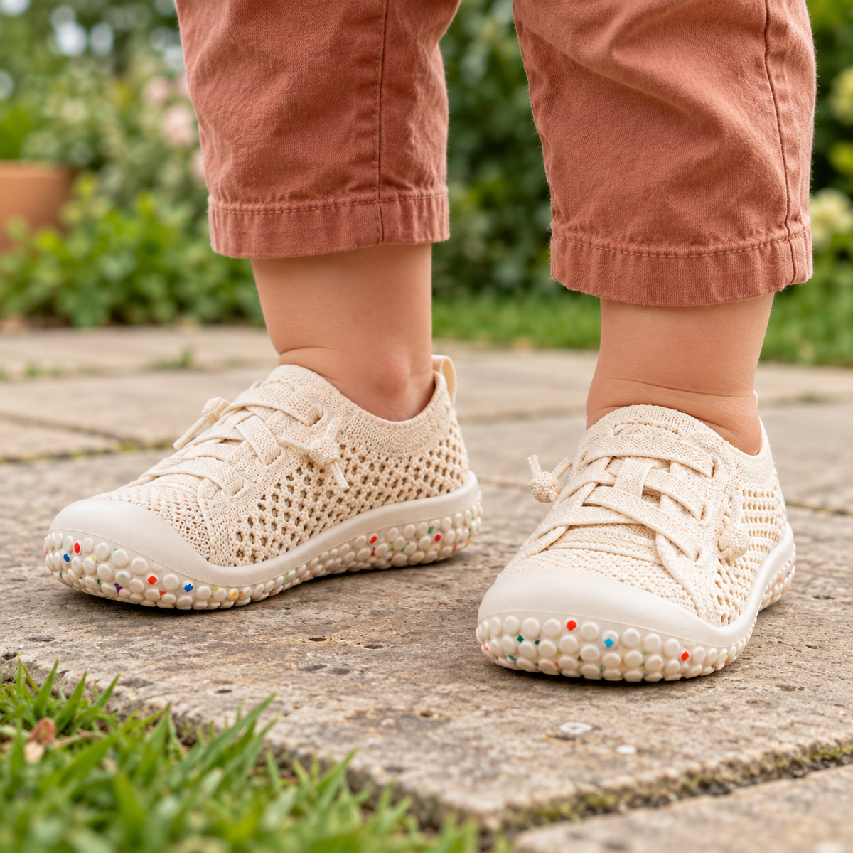 First Walkers — Knit — Cream