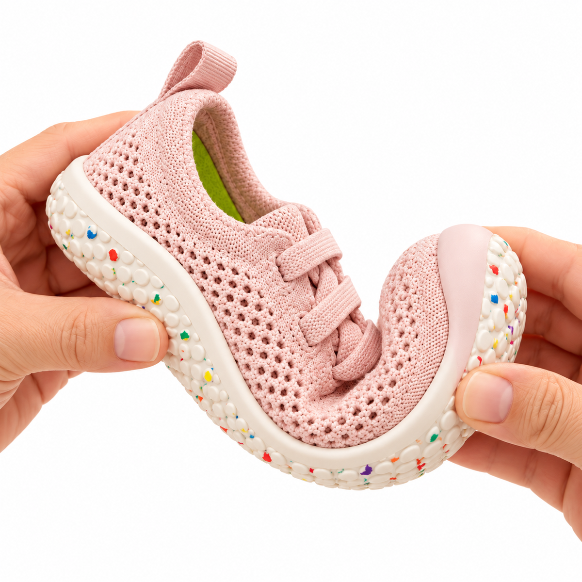 First Walkers — Knit — Pink
