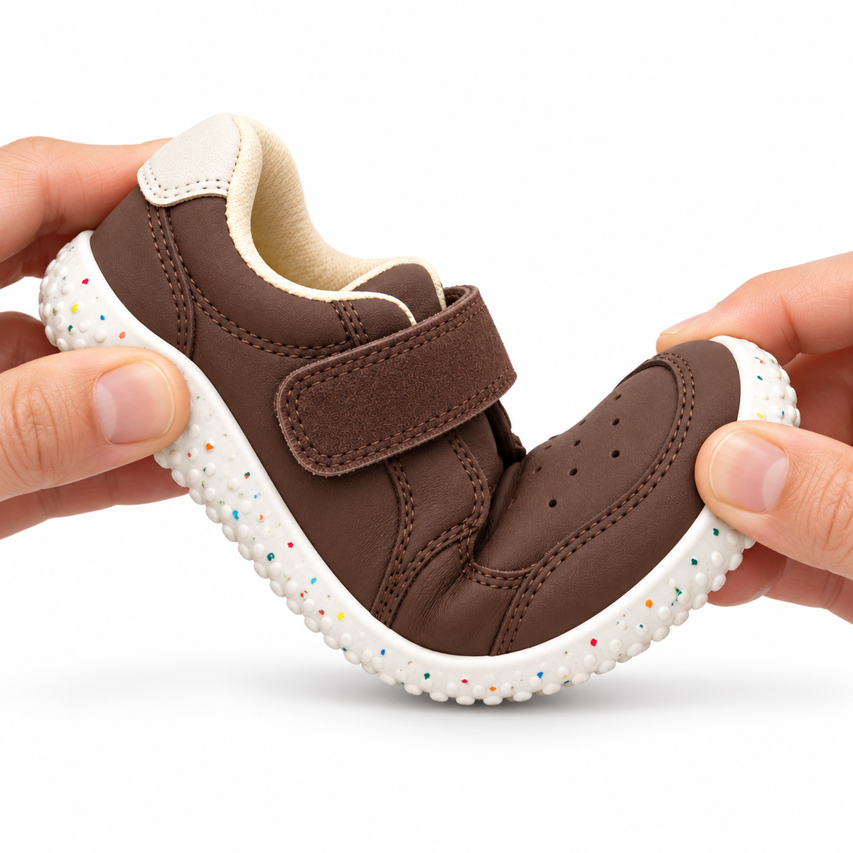 Active Kids — Perforated PU — Chocolate
