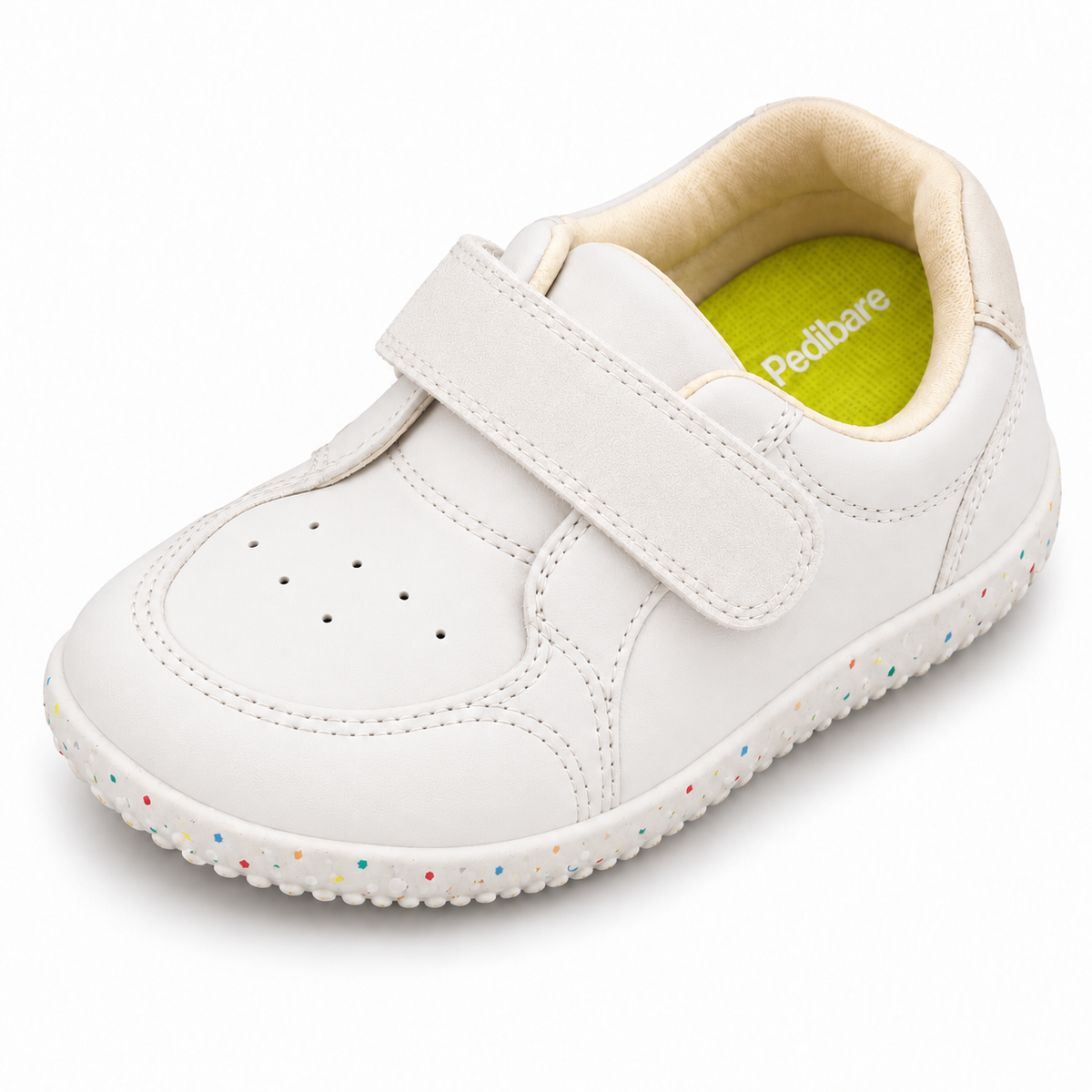 Active Kids — Perforated PU — White