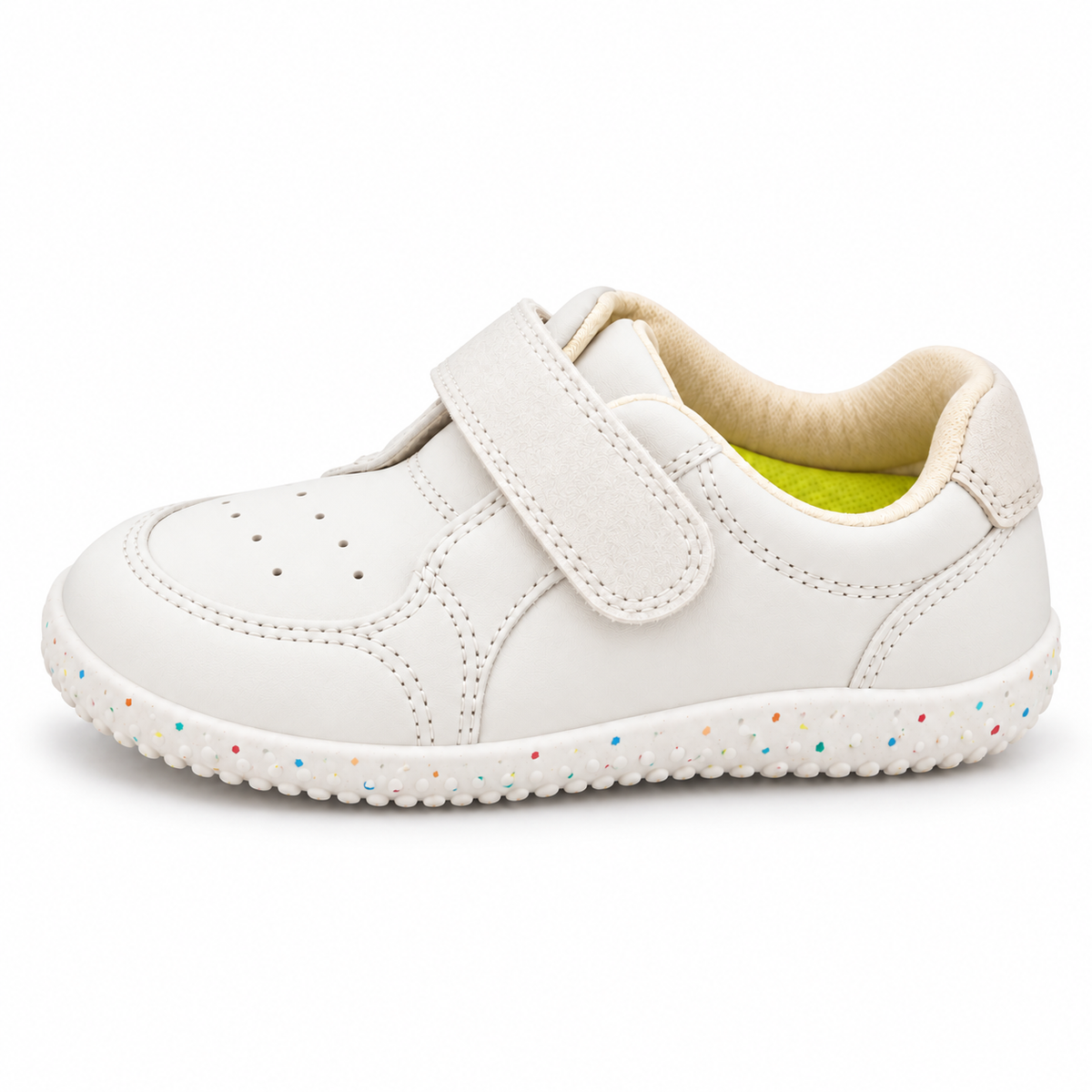 Side profile illustration of Active Kids — Perforated PU — White