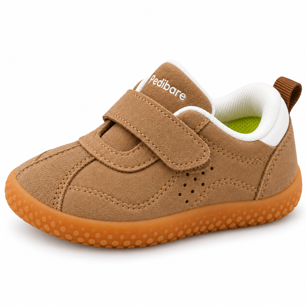 Side profile illustration of Growing Walkers — Soft PU — Brown